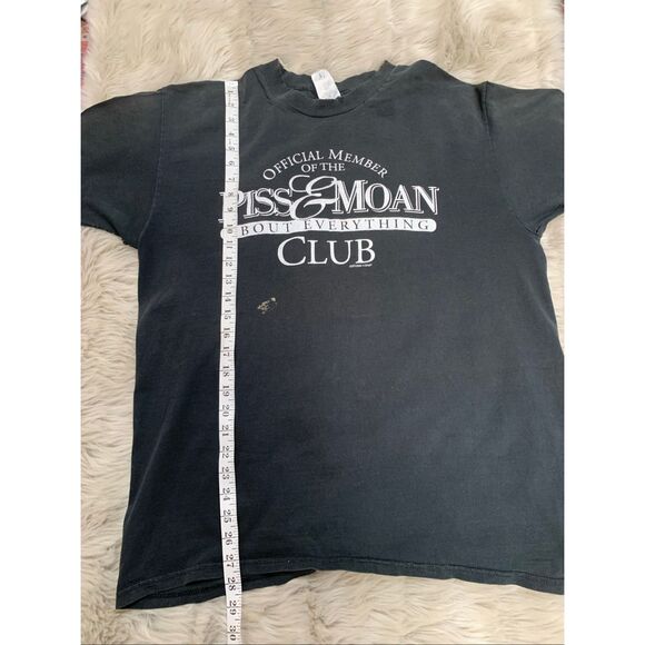 Official Member of the Piss & Moan About Everything Club Short Sleeve T-Shirt XL - Picture 9 of 10